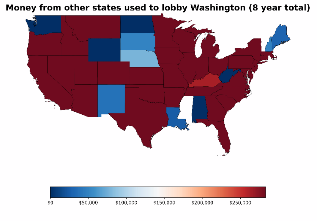 Benefactors, Meet Cartography: Using Public Disclosure Data for a Geospatial Graph with Python, Pandas, GeoPandas and Matplotlib